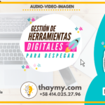 gestión de herramientas digitales para despegar, dictado por thaymy