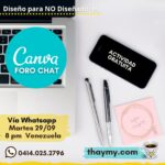 FORO CHAT de canva, dictado por thaymy, alfabetizadora digital